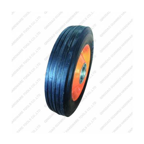 6inch rubber solid wheel
